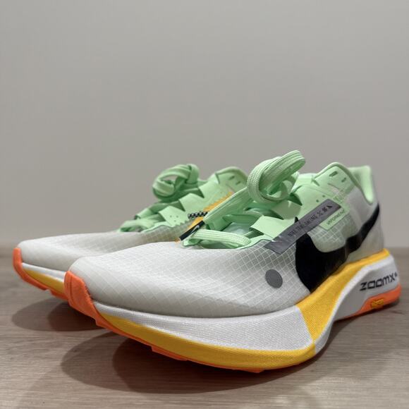 Nike ZoomX Ultrafly Trail Summit White Vapor Green DX1978-102 Men Sz 10.5 NEW main image 9